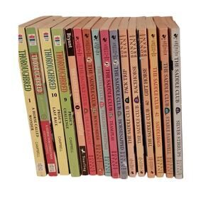 Thoroughbred and The Saddle Club books- lot of 16- horse chapter books